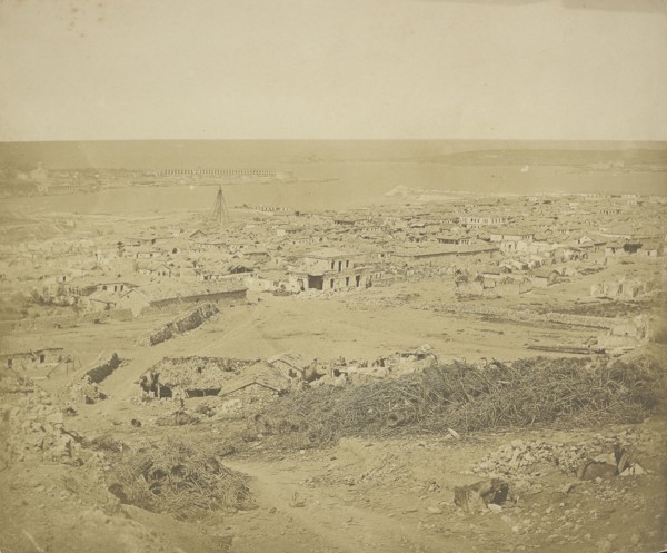 View of Sebastopol after the Fall, Taken from Malakoff; Robertson & Beato, British, 1854 - 1867, 1855 - 1856; Salted paper
