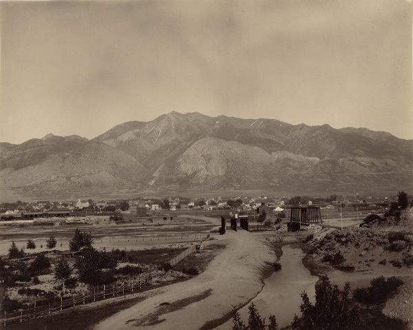 Ogden, Utah; William Henry Jackson, American, 1843 - 1942, about 1880; Albumen silver print