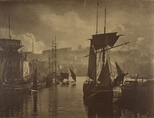 The Dock End, Whitby; Frank Meadow Sutcliffe, British, 1853 - 1941, Whitby, England; 1880; Gelatin silver print; 57.7 × 75.5 cm