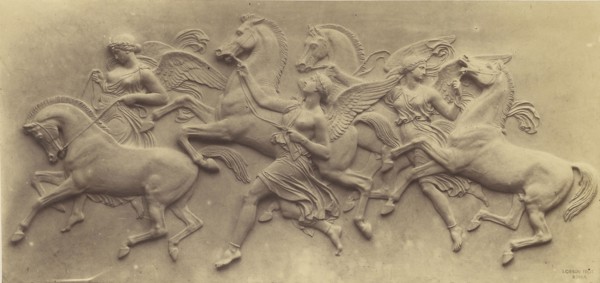 Gibson bas relief - The Hours; Robert Macpherson, Scottish, 1811 - 1872, 1850s; Albumen silver print