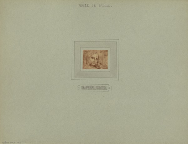 Musée de Dresde, Raphael Sanzio; Adolphe Braun, French, 1811 - 1877, Dresden, Germany; about 1866 - 1869; Carbon print