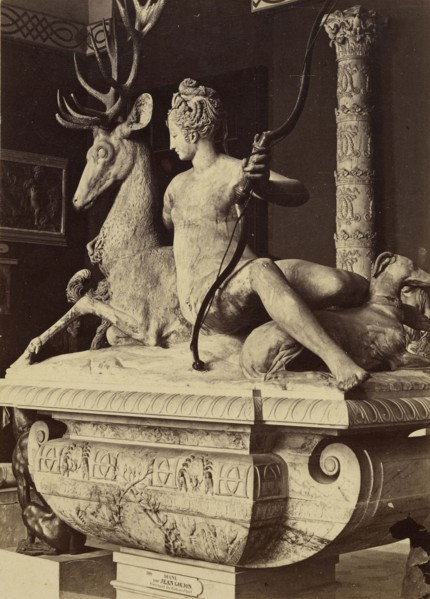 Diana; Tommaso Cuccioni, Italian, 1790 - 1864, Paris, France; about 1852 - 1864; Albumen silver print