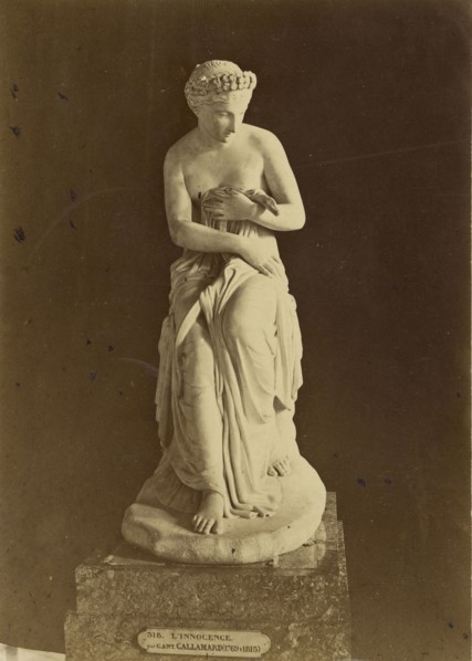 Innocence by Callamard; Tommaso Cuccioni, Italian, 1790 - 1864, Paris, France; about 1852 - 1864; Albumen silver print