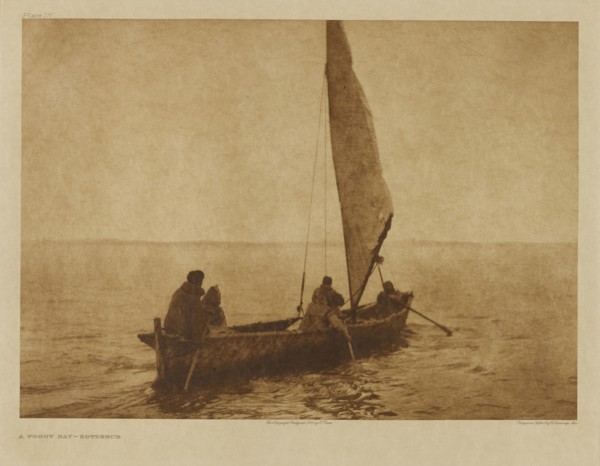 A Foggy Day - Kotzebue; Edward S. Curtis, American, 1868 - 1952, 1928; Gravure; 28.3 x 39.4 cm 11 1,8 x 15 9,16 in