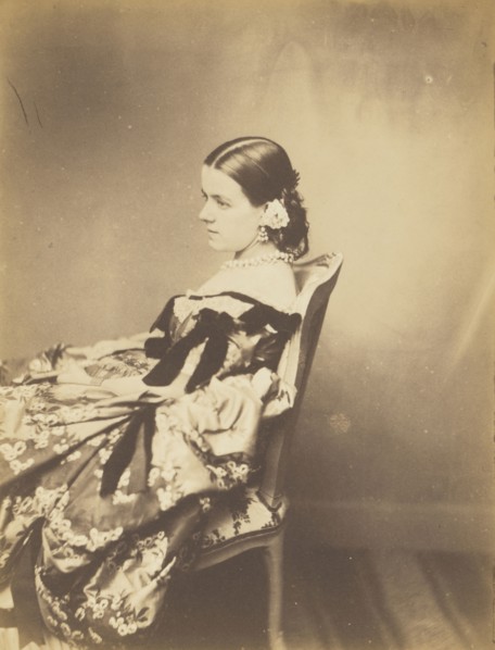 Portrait of a Woman seated in profile; Paul De Gaillard, French, before 1810 - 1890, France; about 1850 - 1860; Salted paper