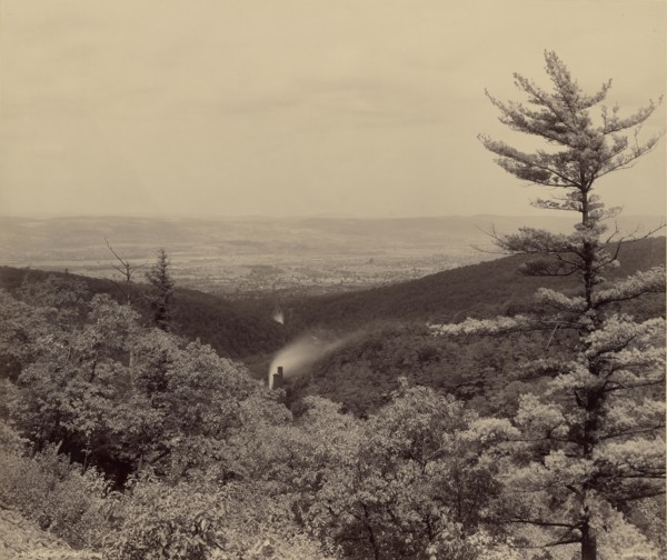 Wilkesbarre from Point Lookout. The Switzerland of America. Lehigh Valley Railroad; William H. Rau, American, 1855 - 1920, 1895