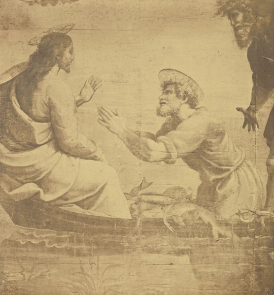 Raphael's Draught of the Fishes; Caldesi & Montecchi, British, active 1850s, London, England; about 1860; Albumen silver print