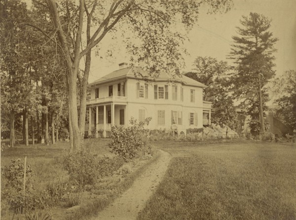 Presqu'ile Hudson River Highlands; John Coates Browne, American, 1838 - 1918, 1864 - 1865; Albumen silver print