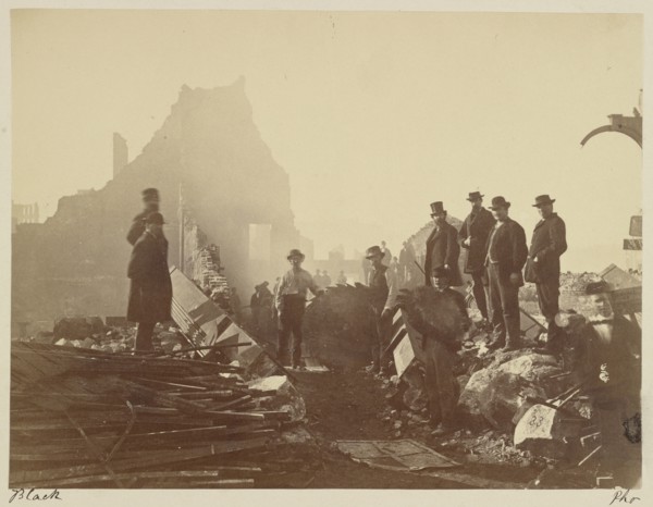 Hussey Wells & Co., Federal Street; James Wallace Black, American, 1825 - 1896, Boston, Massachusetts, United States; 1872