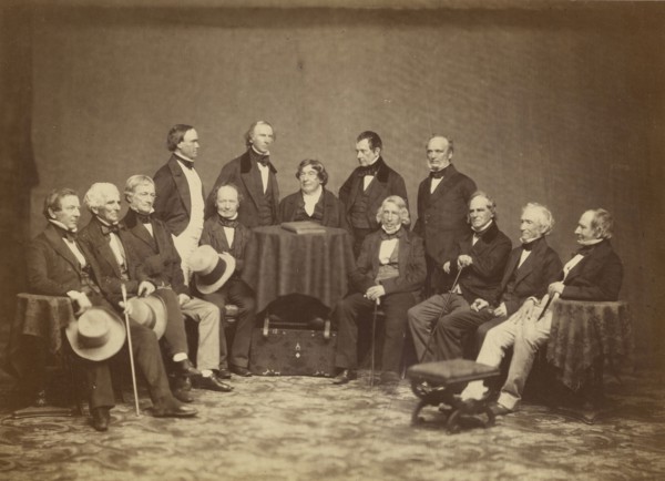 The Friday Night Club; James Wallace Black, American, 1825 - 1896, 1870s; Albumen silver print
