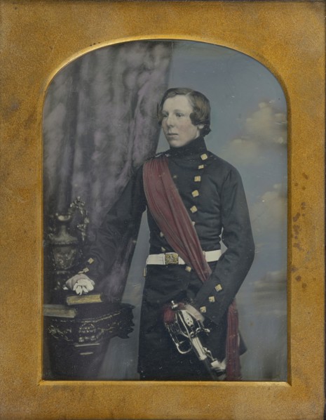 Portrait of a Military Man; William Edward Kilburn, English, 1818 - 1891, 1852 - 1855; Daguerreotype, hand-colored