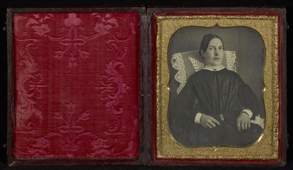 Portrait of a Seated Woman; American; about 1850; Daguerreotype