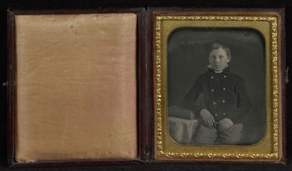Portrait of a Boy , Brother of Jacob M. Porter; American; 1853; Daguerreotype