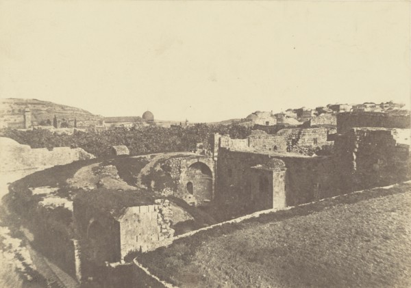 Jérusalem. Sainte-Marie La Grande. Vue générale; Auguste Salzmann, French, 1824 - 1872, Louis Désiré Blanquart-Evrard French