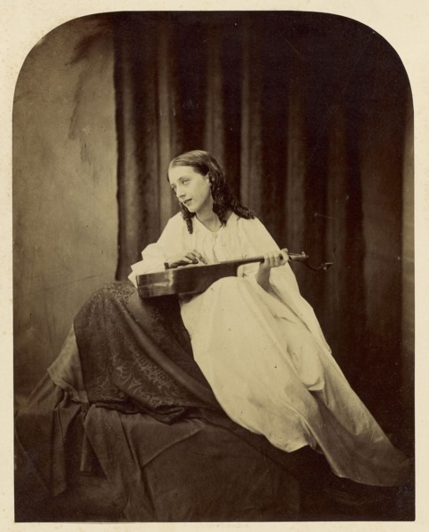 A Study; Henry Peach Robinson, British, 1830 - 1901, about 1857 - 1858; Albumen silver print