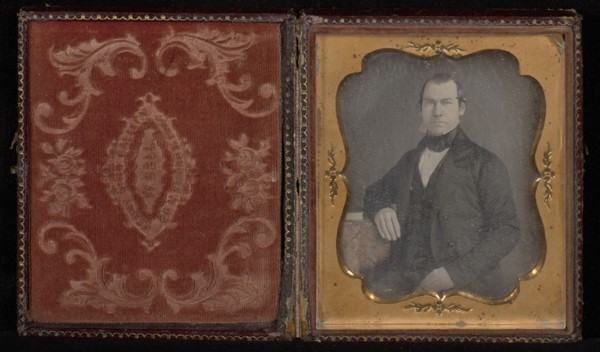 Portrait of a man; Attributed to William H. Bell, American, 1830 - 1910, 1851; Daguerreotype