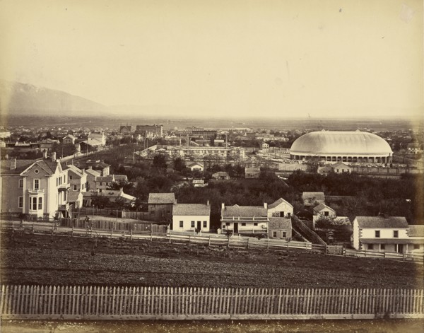 Salt Lake City; American; about 1870; Albumen silver print
