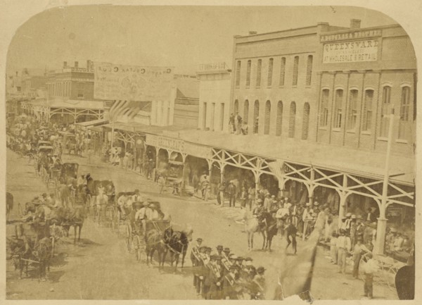 One item; American; late 1860s; Albumen silver print