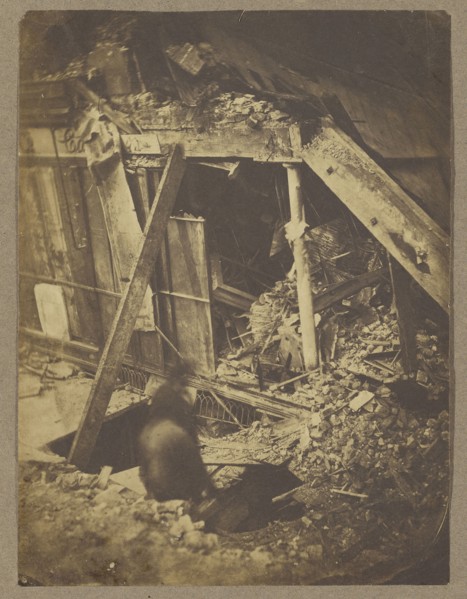 Ruins; Roger Fenton, English, 1819 - 1869, n.d; Salted paper print; 21.8 x 16.2 cm, 8 9,16 x 6 3,8 in