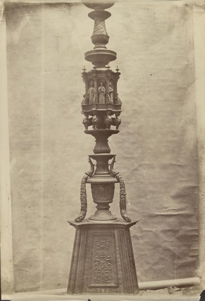 Candelabra at Santa Maria in Organo; Verona, Italy; about 1865 - 1885; Albumen silver print