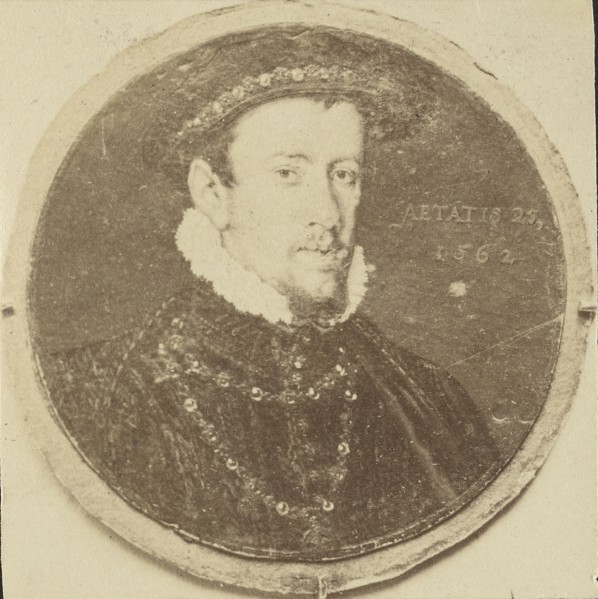 Painted portrait of Henry Howard, Earl of Surrey; about 1870 - 1890; Albumen silver print