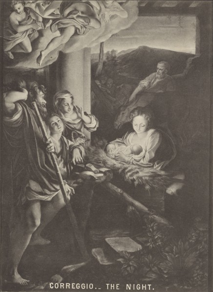 Corregio - The Night; late 19th century; Collotype; 25.8 × 18.8 cm, 10 3,16 × 7 3,8 in