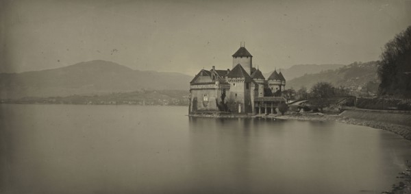 Alpine Landscape; Adolphe Braun, French, 1811 - 1877, 1865 - 1870; Carbon print; 22.2 x 46.8 cm 8 3,4 x 18 7,16 in