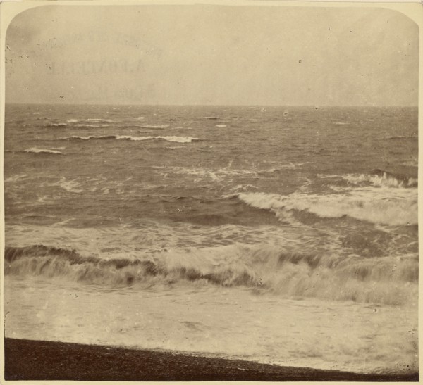 Waves; A. Foncelle, French, active about 1870, about 1870; Albumen silver print