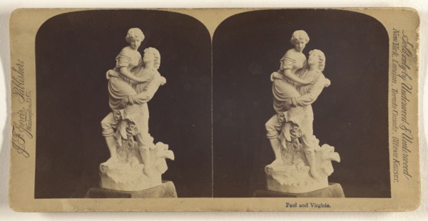 Paul and Virginia; Underwood & Underwood, American, 1881 - 1940s, or John F. Jarvis, American, born 1850, active Washington D.C