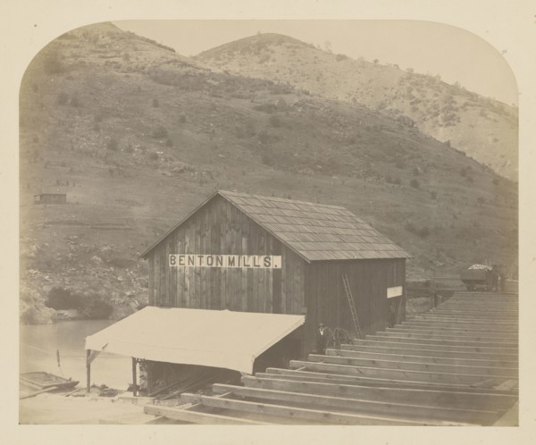Benton Mills; Carleton Watkins, American, 1829 - 1916, 1860; Salted paper print; 33.5 x 41.3 cm 13 3,16 x 16 1,4 in