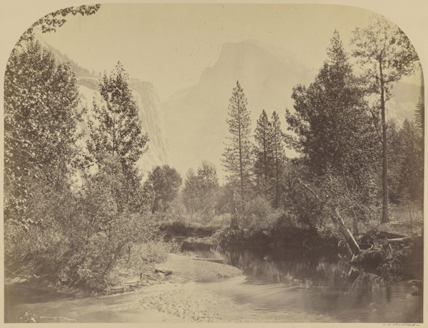 Tasayac - Half Dome - 4967 ft. Yo Semite; Carleton Watkins, American, 1829 - 1916, Yosemite, California, United States; 1861