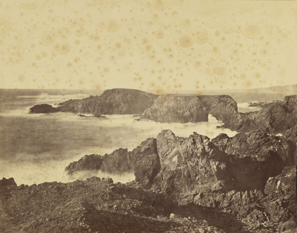 View of the Mendocino Coast , Coast View Off Mendocino; Carleton Watkins, American, 1829 - 1916, 1863; Albumen silver print
