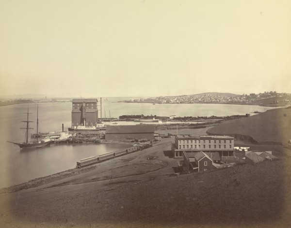 City of Vallejo from South Vallejo, Solano County; Carleton Watkins, American, 1829 - 1916, Vallejo, California, Solano, United