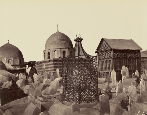 Groupes de Tombeaux - Damas; Félix Bonfils, French, 1831 - 1885, Damascus, Syria; 1872; Albumen silver print