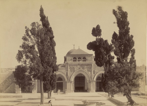 Mosque of El - Aksa; Félix Bonfils, French, 1831 - 1885, Jerusalem, Israel; 1870 - 1879; Albumen silver print