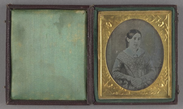Portrait of a Seated Young Woman; John Plumbe Jr., American, born United Kingdom, 1809 - 1857, about 1842; Daguerreotype