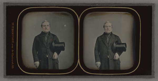 Portrait of a Well-to-do  Man; Warren T. Thompson, American, active Philadelphia, Pennsylvania 1840 - 1846 and Paris, France