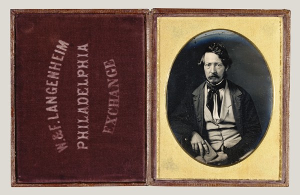 Portrait of Frederick Langenheim; William Langenheim, American, born Germany, 1807 - 1874, about 1848; Daguerreotype