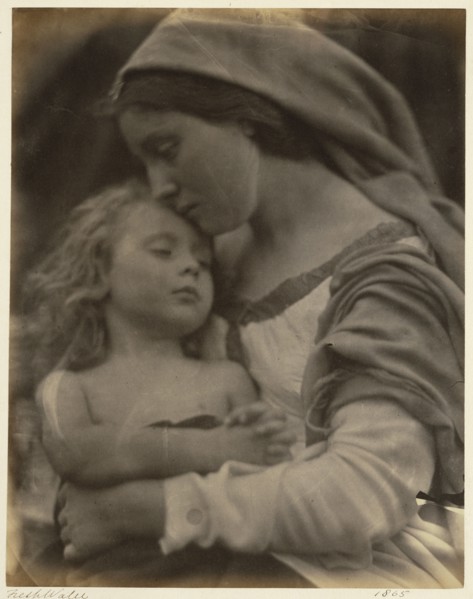 Grace thro' Love; Julia Margaret Cameron, British, born India, 1815 - 1879, Freshwater, Isle of Wight, England; 1865; Albumen