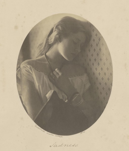 Sadness; Julia Margaret Cameron, British, born India, 1815 - 1879, Freshwater, Isle of Wight, England; 1864; Albumen silver