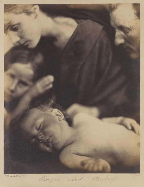 Prayer and Praise; Julia Margaret Cameron, British, born India, 1815 - 1879, Freshwater, Isle of Wight, England; 1865; Albumen