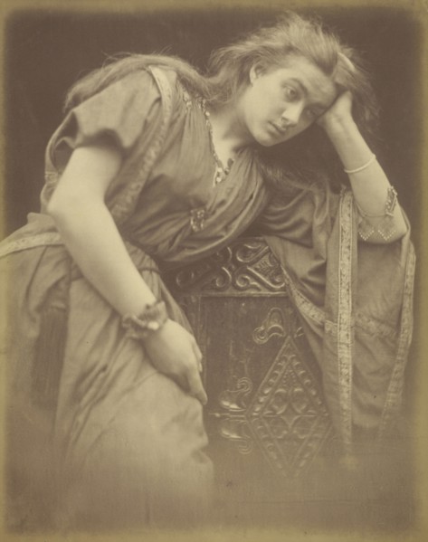 Mariana, She said I am aweary aweary I would that I were dead; Julia Margaret Cameron, British, born India, 1815 - 1879