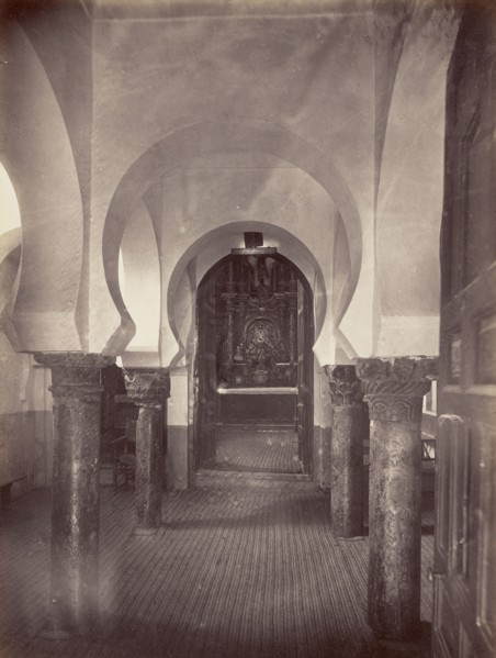 El cristo de la luz, Toledo; Juan Laurent, French, 1816 - 1892, Toledo, Spain; 1875; Albumen silver print