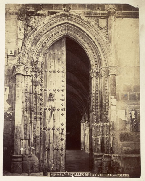 Detalles de la Catedral, Toledo; Casiano Alguacil, Spanish, 1832 - 1914, Toledo, Spain; 1875; Albumen silver print