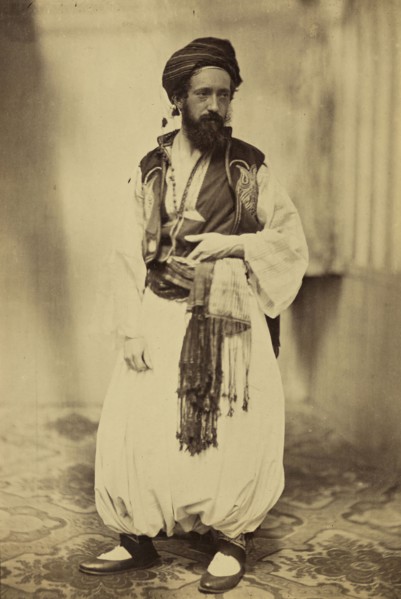Male Costume Study; Roger Fenton, English, 1819 - 1869, 1858; Albumen silver print