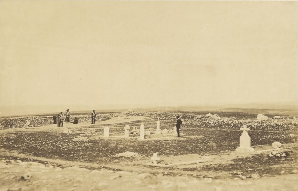 Plateau of Sebastopol X; Roger Fenton, English, 1819 - 1869, 1855; Salted paper print; 21.6 x 33.7 cm 8 1,2 x 13 1,4 in