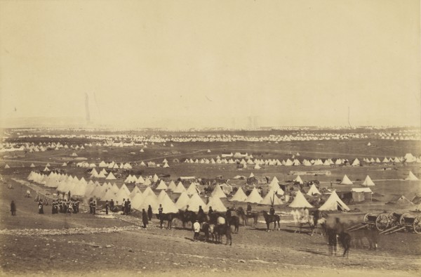 Plateau of Sebastopol II; Roger Fenton, English, 1819 - 1869, 1855; Salted paper print; 22.2 x 33.8 cm 8 3,4 x 13 5,16 in