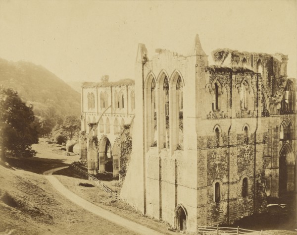 Rievaulx Abbey; Roger Fenton, English, 1819 - 1869, Rievaulx, England; 1854; Albumen silver print