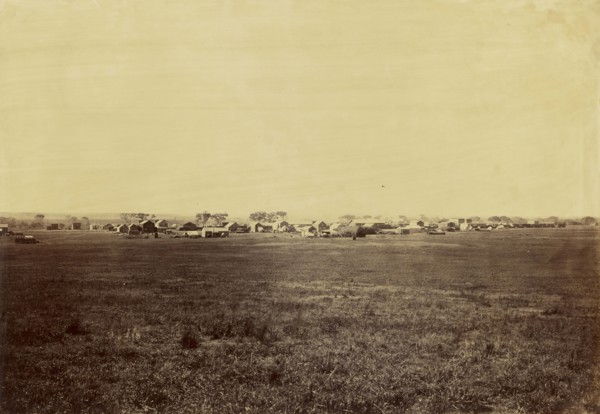 Ellsworth, Kansas; Alexander Gardner, American, born Scotland, 1821 - 1882, 1867; Albumen silver print