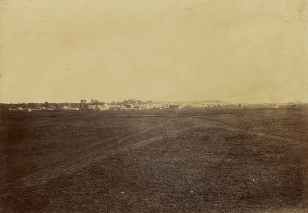Salina, Kansas; Alexander Gardner, American, born Scotland, 1821 - 1882, 1867; Albumen silver print